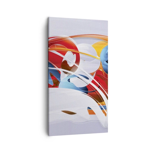 Cuadro sobre lienzo - Impresión de Imagen - Danza de los elementos - 45x80 cm