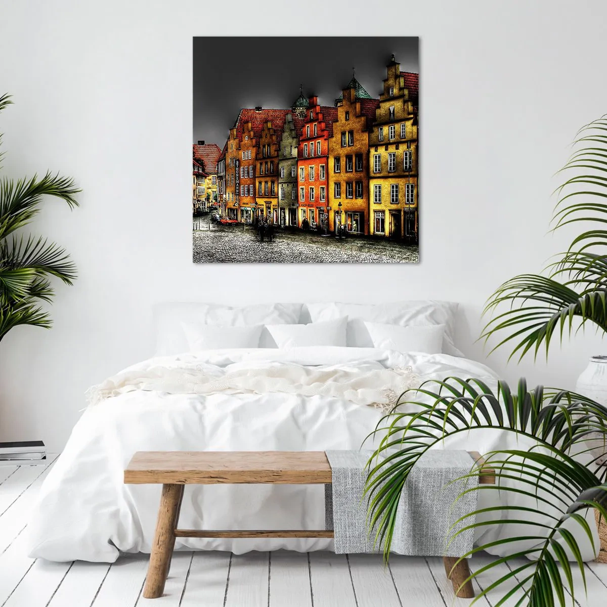 Cuadro sobre lienzo - Impresión de Imagen - Solo falta un carruaje encantado - 60x60 cm