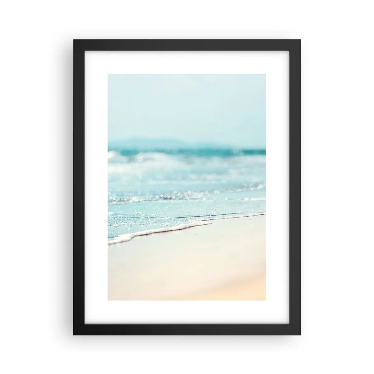 Póster en marco negro - Calor y brisa - 30x40 cm