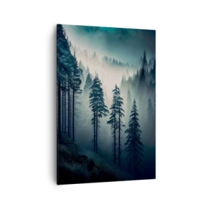 Cuadro sobre lienzo - Impresión de Imagen - Mañana de montaña - 70x100 cm