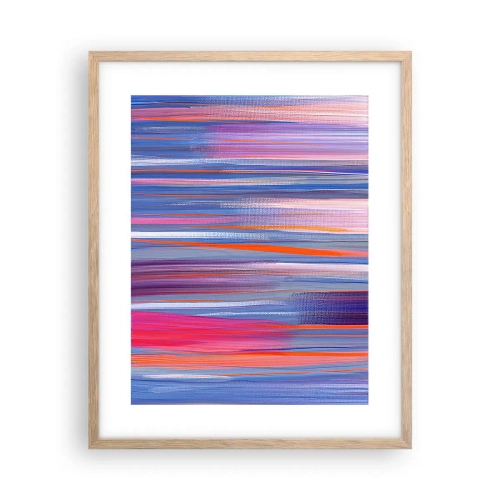 Póster en marco roble claro - Ascensión - 40x50 cm