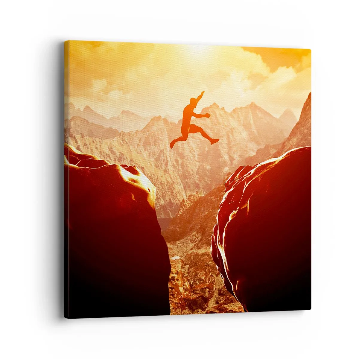 Cuadro sobre lienzo - Impresión de Imagen - Pasando el límite - 40x40 cm