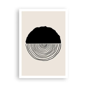 Póster - Mitad y mitad - 70x100 cm