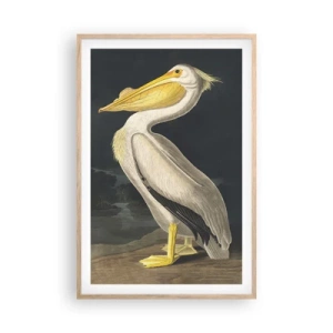 Póster en marco roble claro - Con orgullo - 61x91 cm
