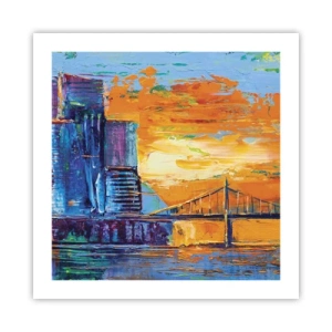Póster - Cultura y naturaleza - 50x50 cm