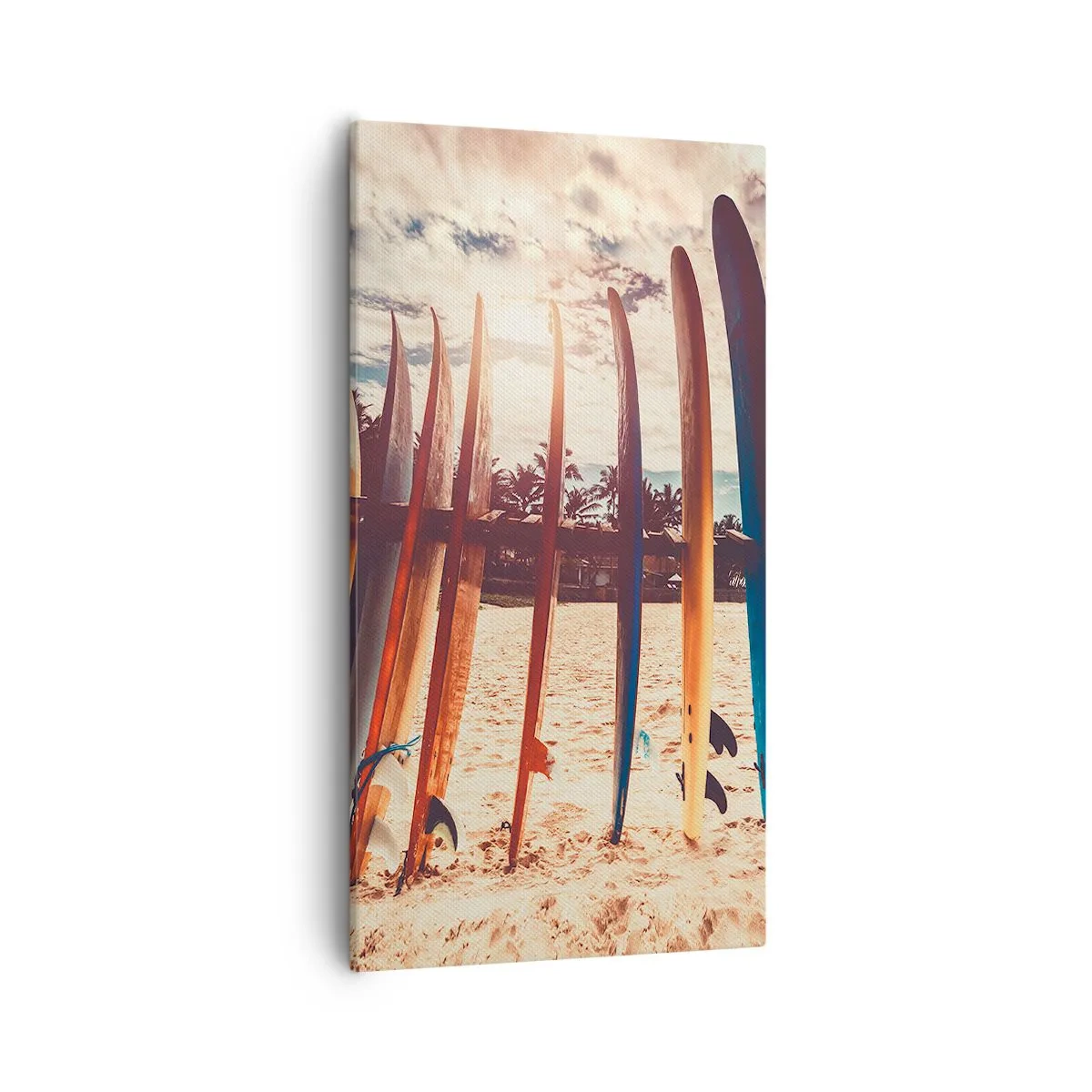 Cuadro sobre lienzo - Impresión de Imagen - Buenas noches, hasta mañana - 55x100 cm