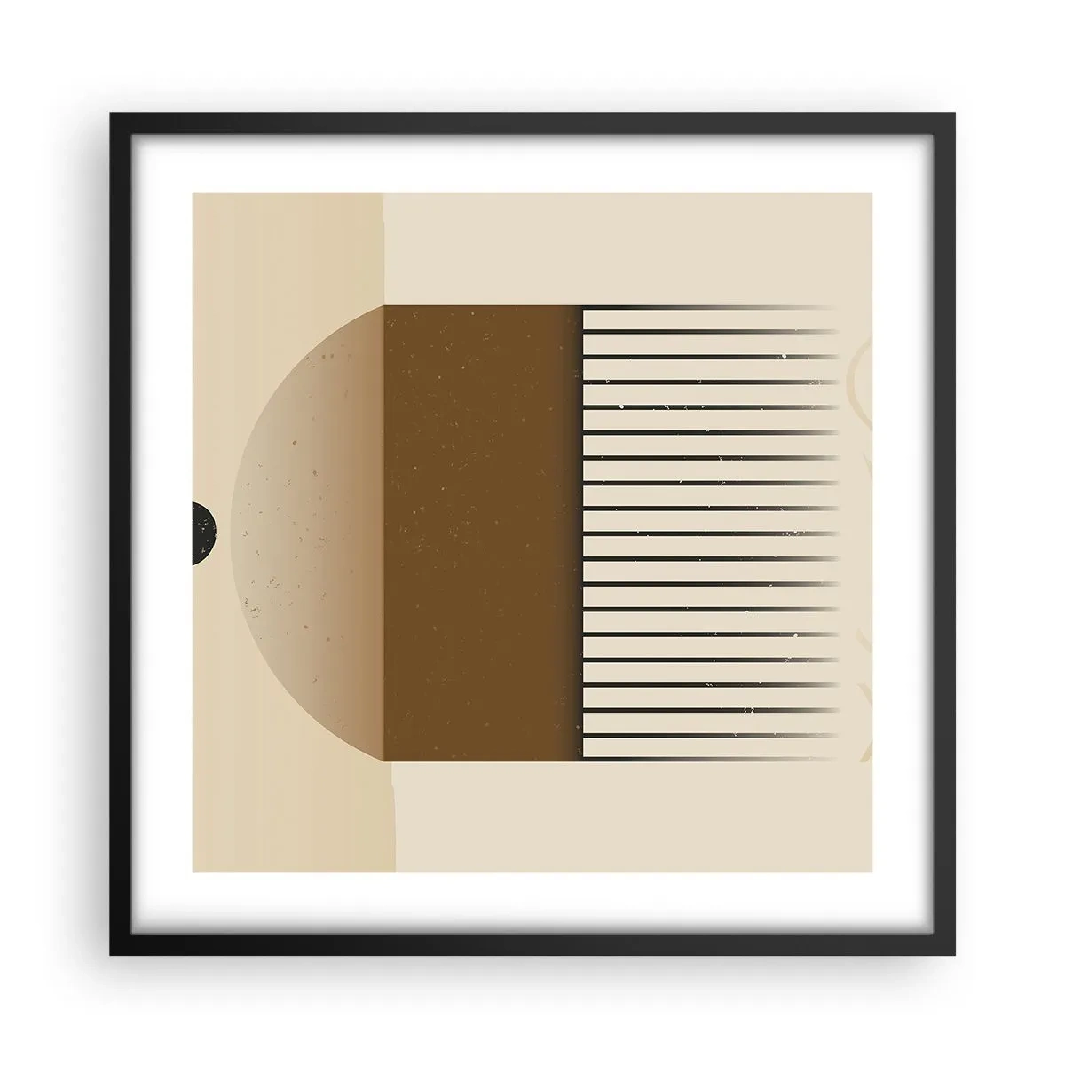Póster en marco negro - Varios estados - 50x50 cm