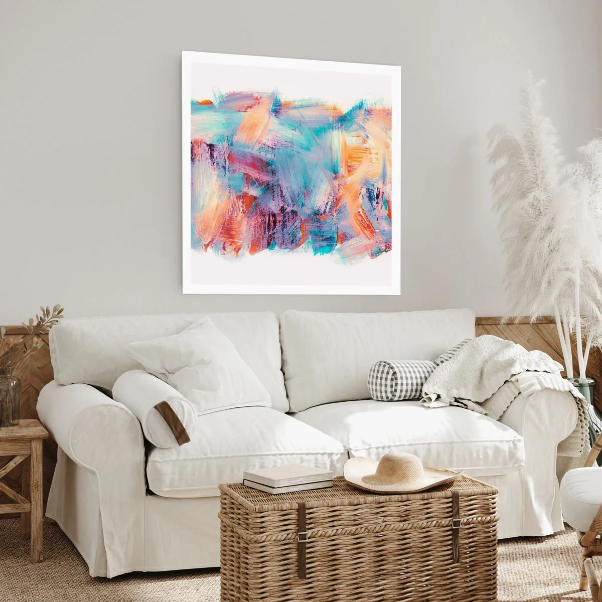Póster - Colorido desorden - 50x50 cm