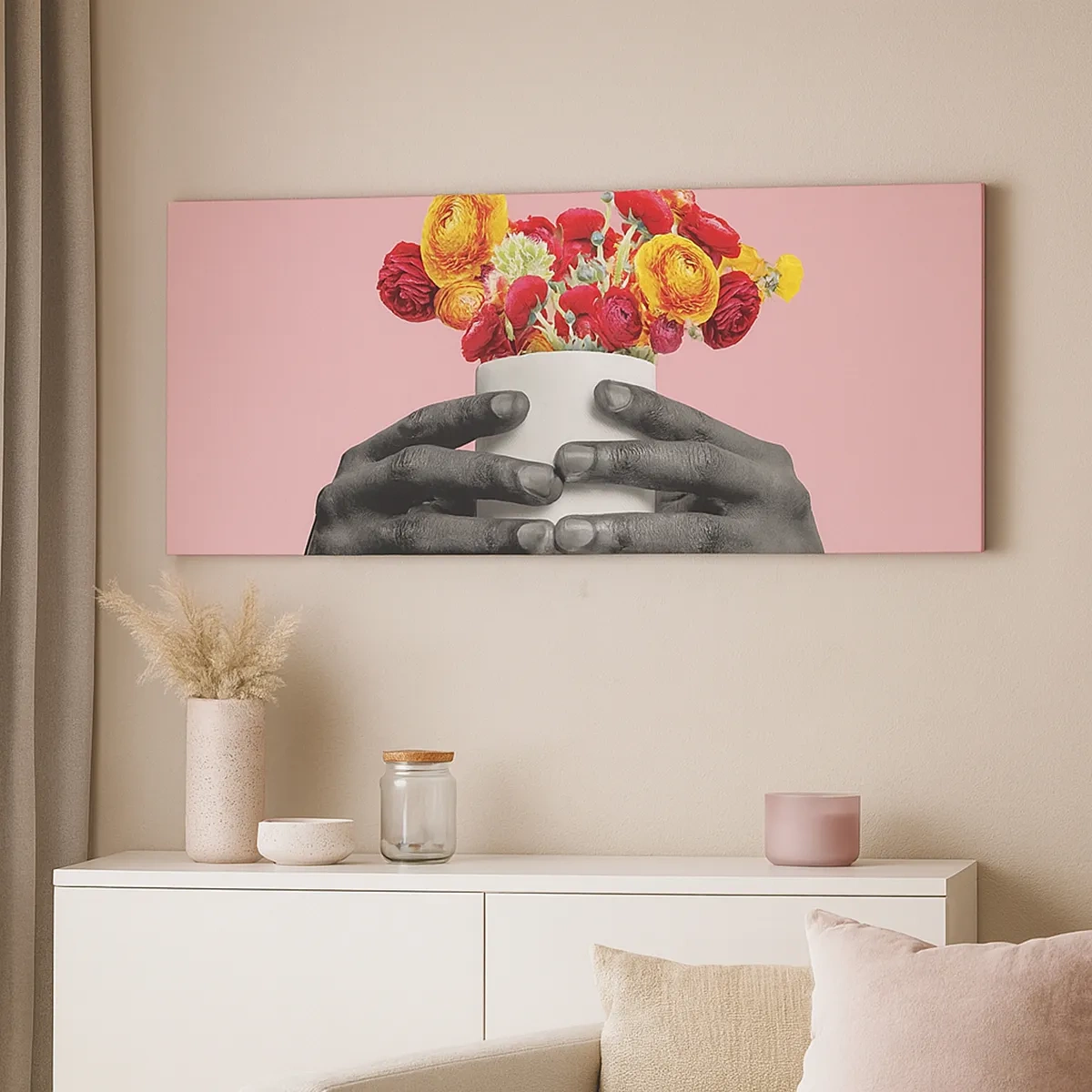 Cuadro sobre lienzo - Impresión de Imagen - La apoteosis de la vida - 30x30 cm