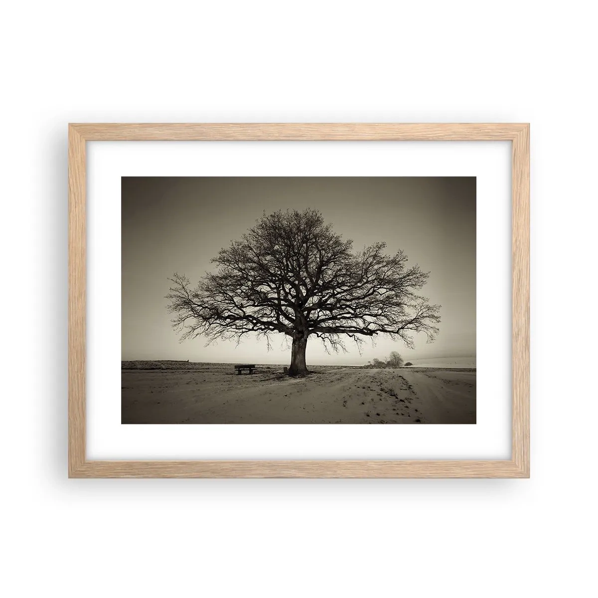 Póster en marco roble claro - De aquí a la eternidad - 40x30 cm