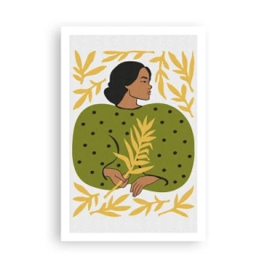 Póster - Chica hawaiana - 61x91 cm