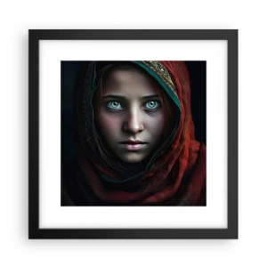 Póster en marco negro - Princesa del Este - 30x30 cm