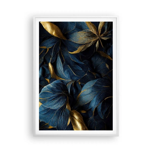 Póster en marco blanco - Forradas de oro - 70x100 cm