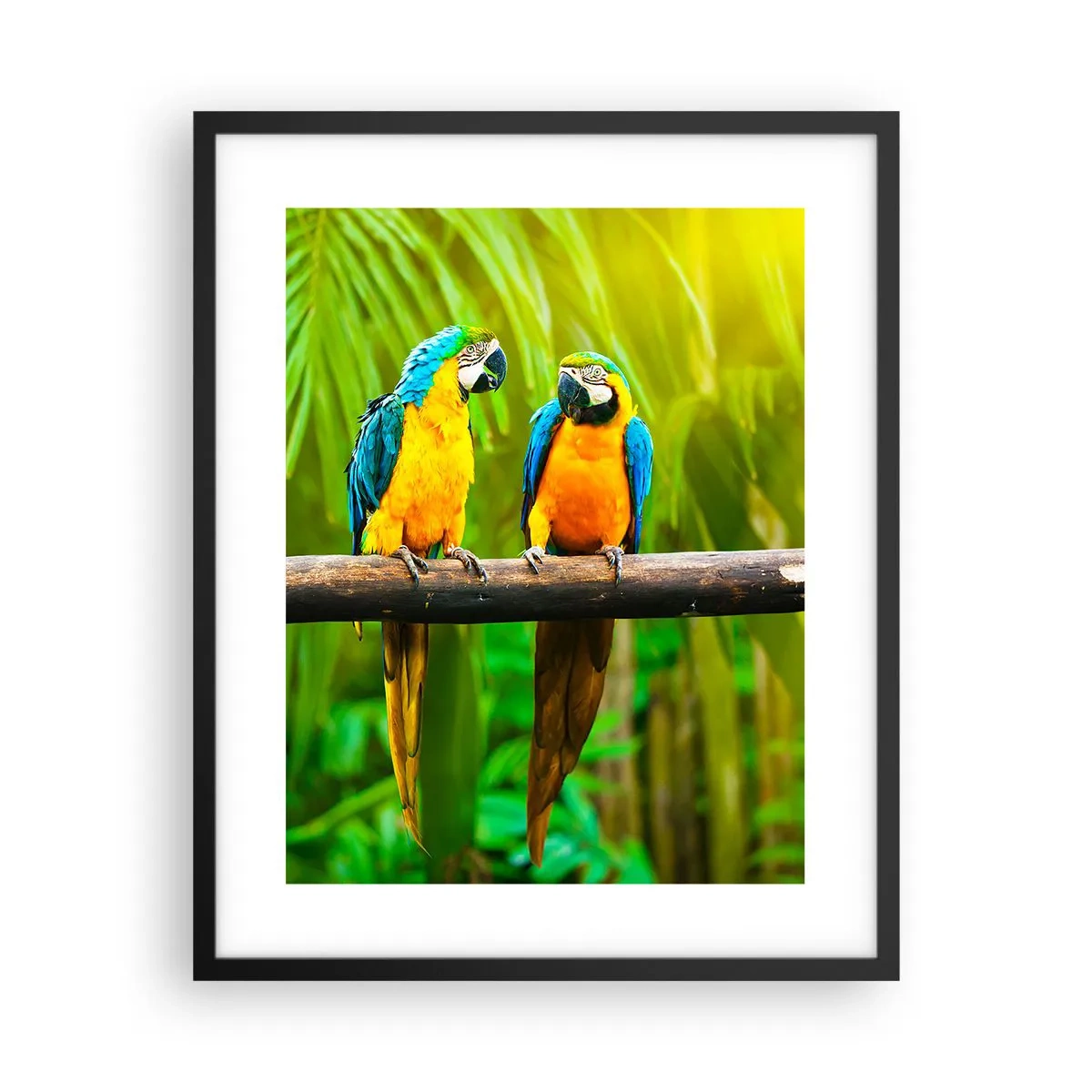 Póster en marco negro - ¿Y has oído que ella...? - 40x50 cm