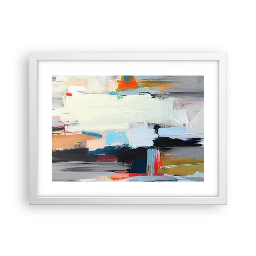Póster en marco blanco - ¿Existe un método único? - 40x30 cm