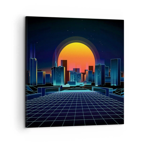 Cuadro sobre lienzo - Impresión de Imagen - ¿Todavía deseas volver a la realidad? - 50x50 cm