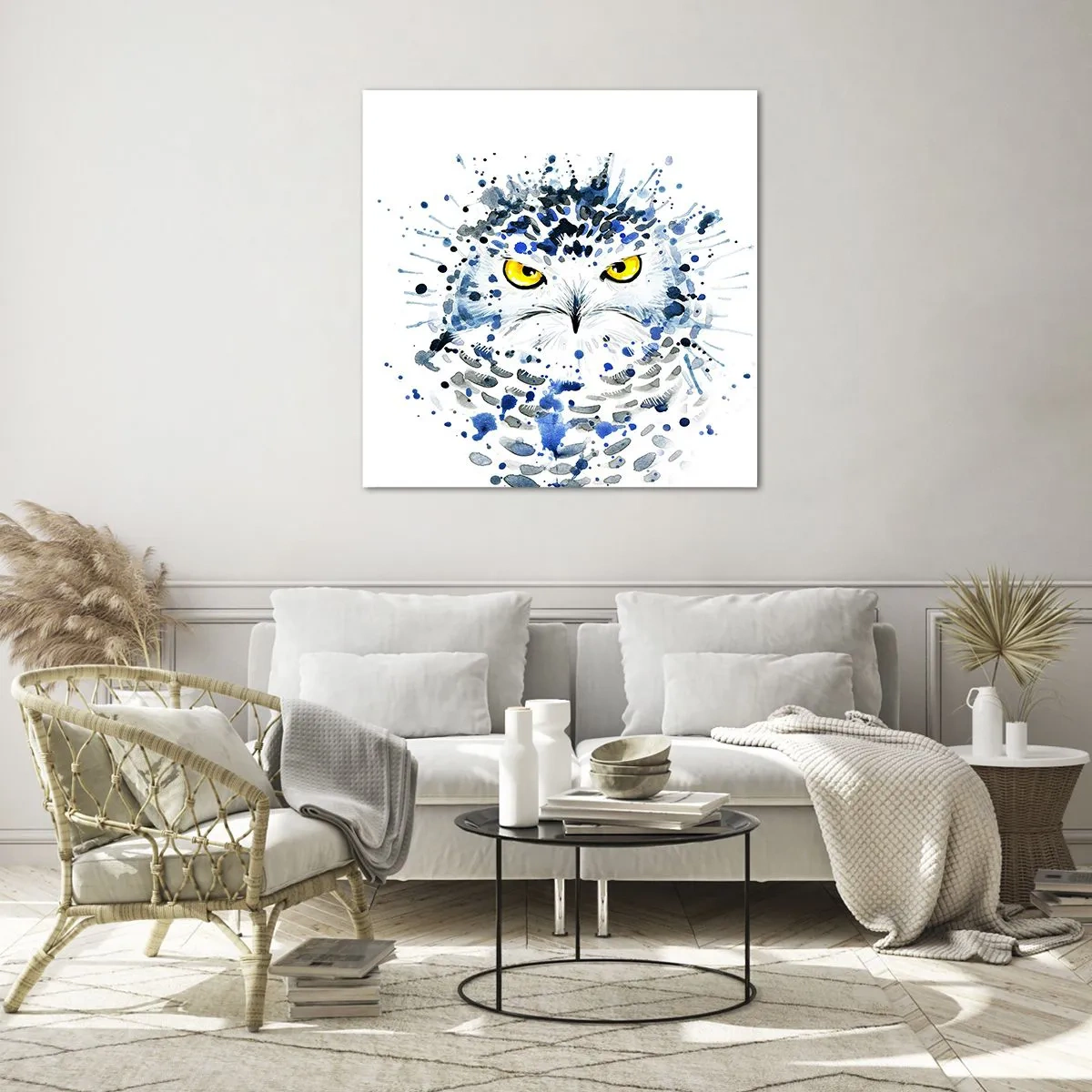 Cuadro sobre vidrio - Impresiones sobre Vidrio - Directo a los ojos - 30x30 cm