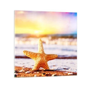 Cuadro sobre vidrio - Impresiones sobre Vidrio - Regalo del mar - 30x30 cm