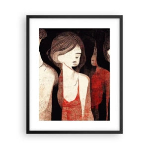 Póster en marco negro - Madonnas de la oscuridad - 40x50 cm