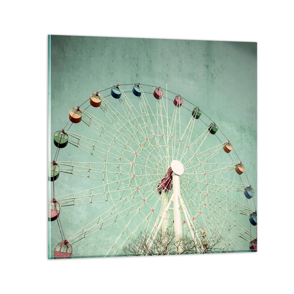 Cuadro sobre vidrio - Impresiones sobre Vidrio - Te invitamos a jugar - 70x70 cm