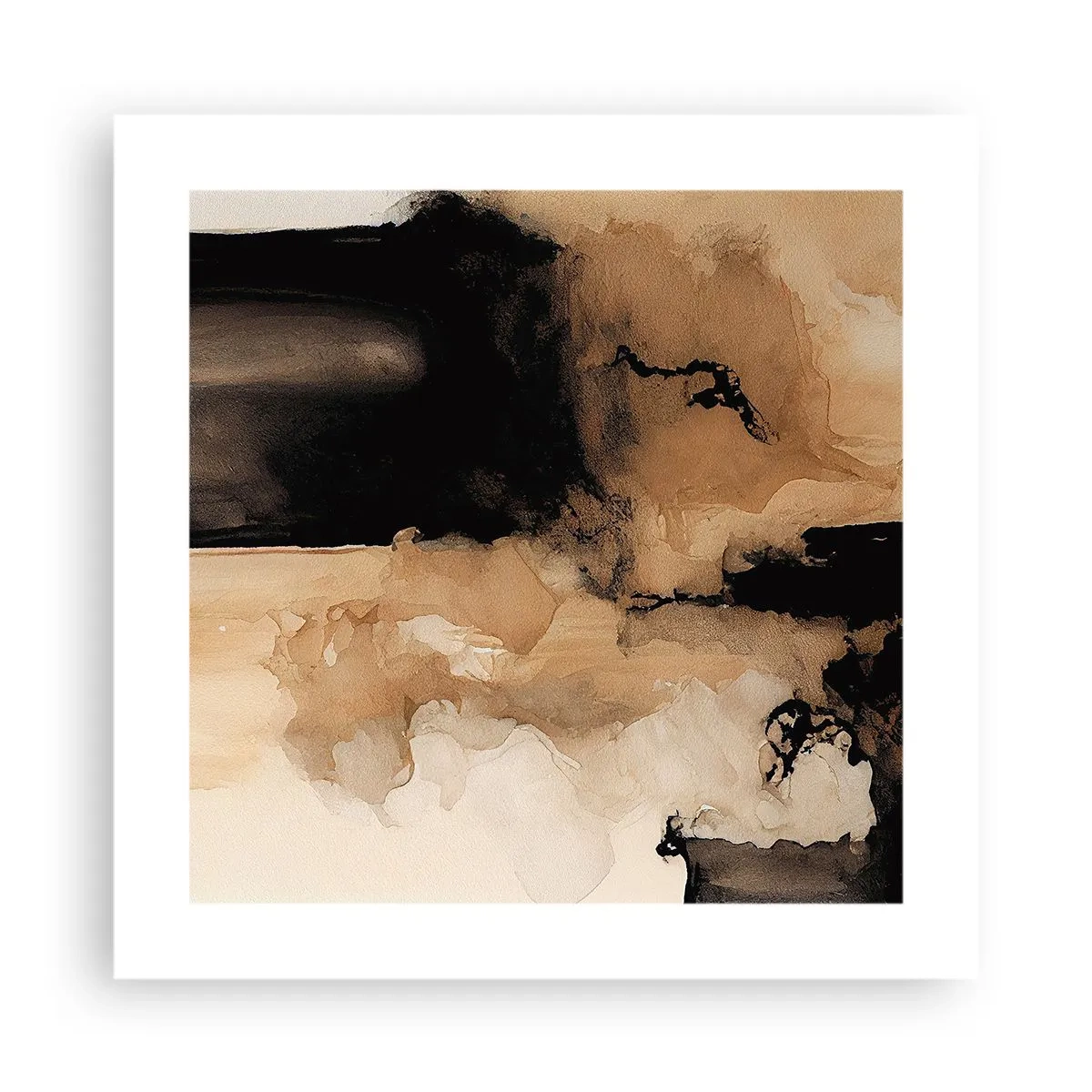 Póster - Una abstracción intrigante - 40x40 cm