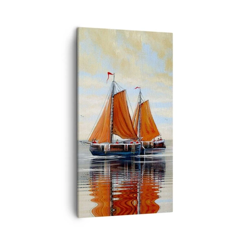 Cuadro sobre lienzo - Impresión de Imagen - Navega, marinero.... - 45x80 cm