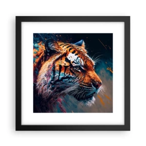 Póster en marco negro - Belleza salvaje - 30x30 cm