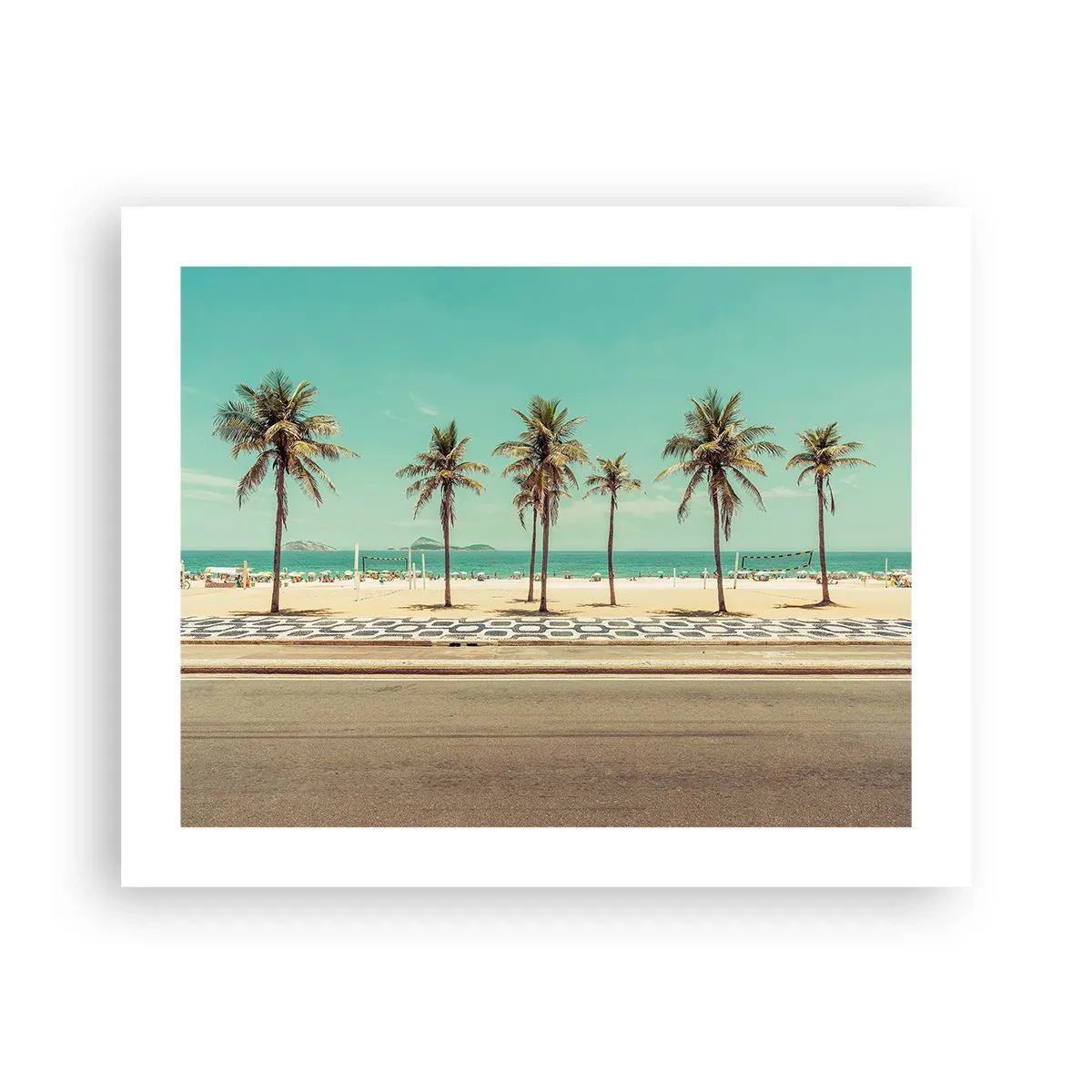 Póster - En la playa - 50x40 cm