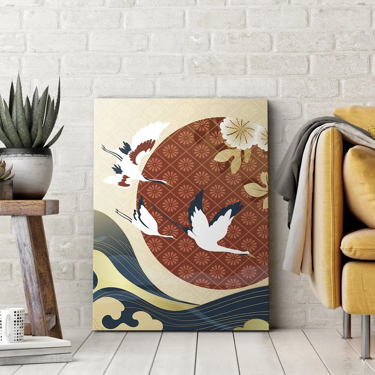 Cuadro sobre lienzo - Impresión de Imagen - Un cuento de hadas japonés - 65x120 cm