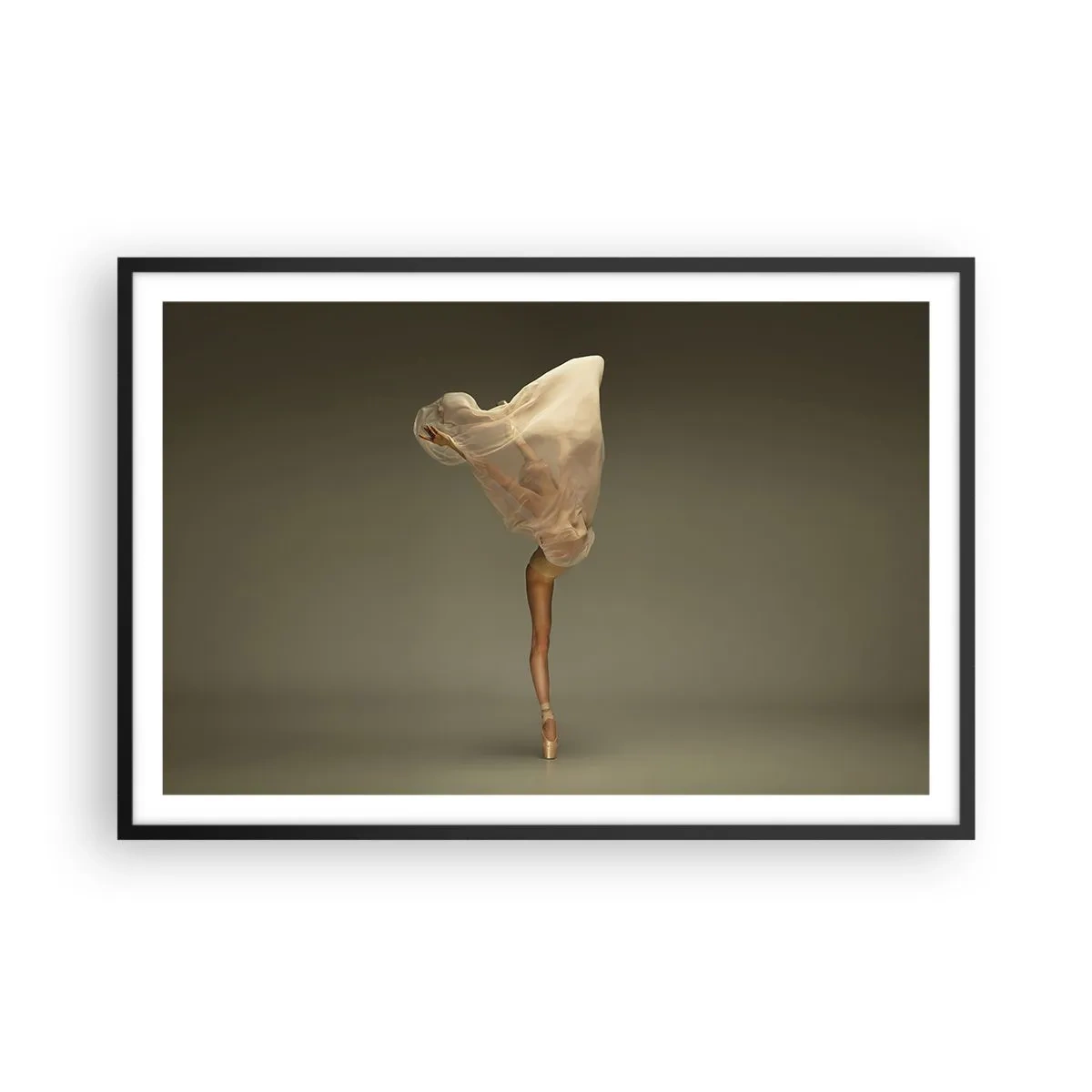 Póster en marco negro - A punto de volar - 91x61 cm