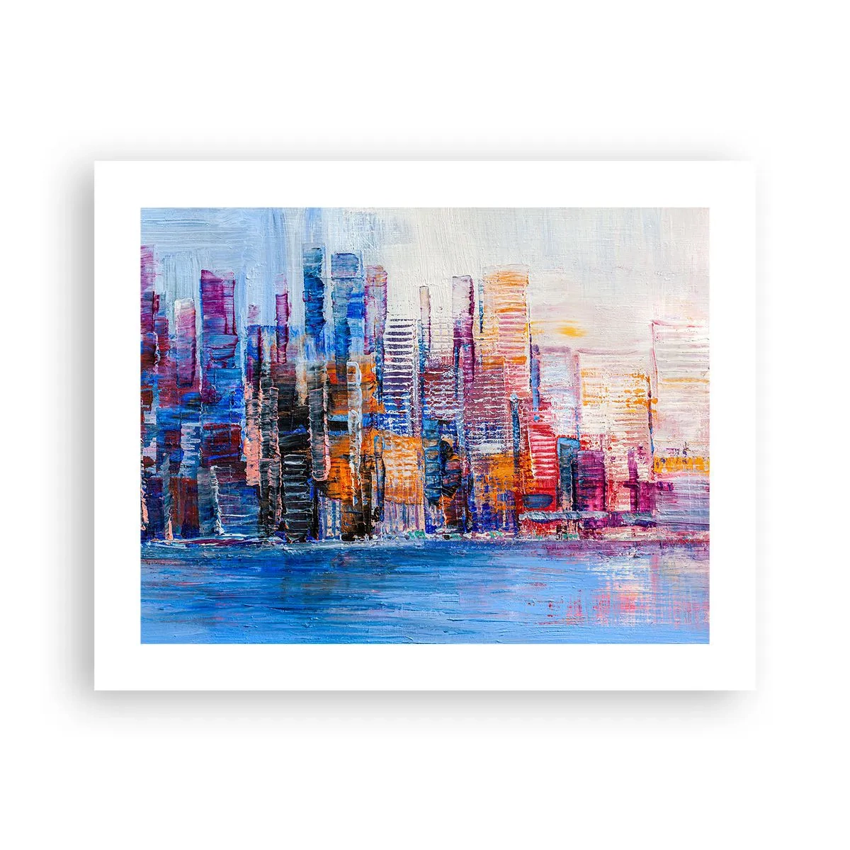 Póster - Una metrópoli alegre - 50x40 cm