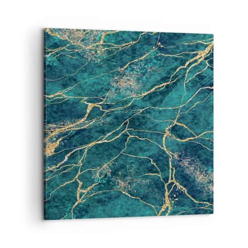 Cuadro sobre lienzo - Impresión de Imagen - Riachuelos de oro - 50x50 cm
