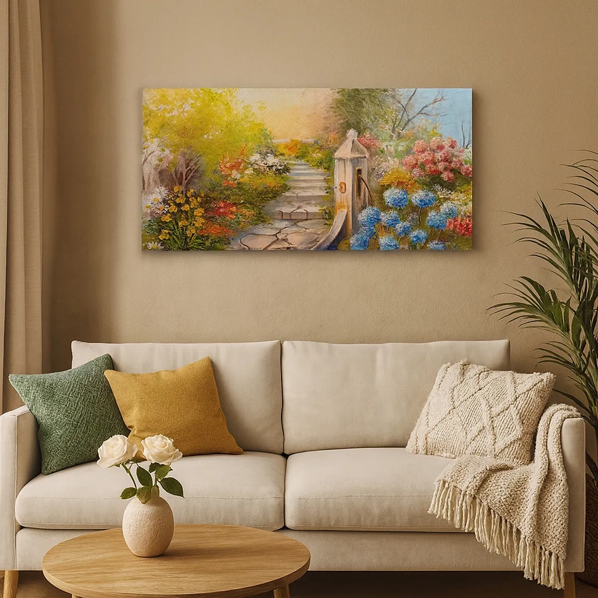 Cuadro sobre lienzo - Impresión de Imagen - En plena floración - 30x30 cm