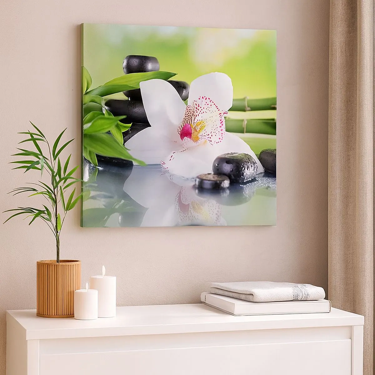 Cuadro sobre lienzo - Impresión de Imagen - Frescura - 30x30 cm