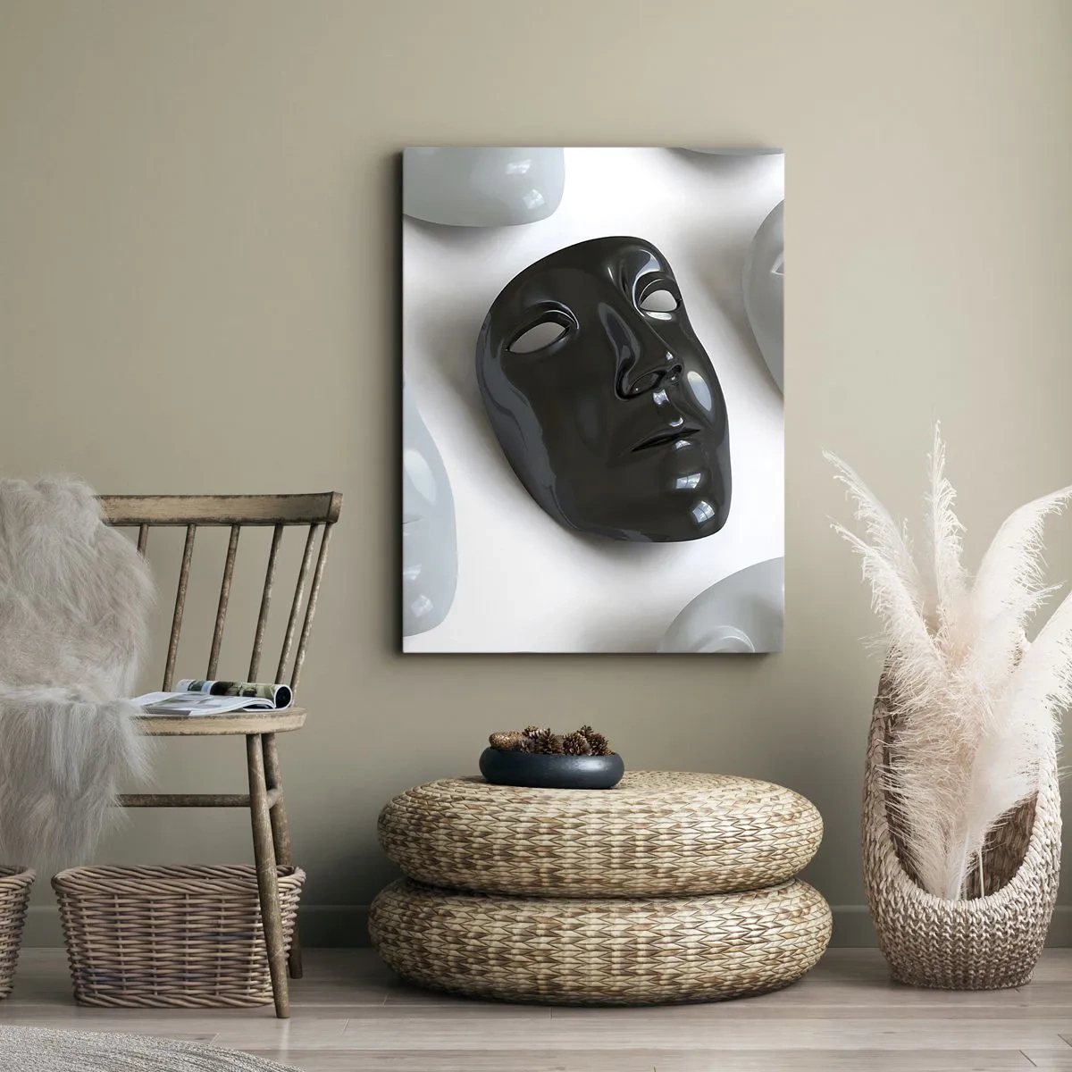 Cuadro sobre lienzo - Impresión de Imagen - ¿Cómo destacar? - 45x80 cm