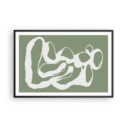 Póster en marco negro - La llamada del espacio - 91x61 cm