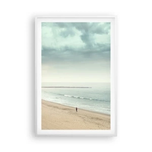 Póster en marco blanco - En busca de la paz - 61x91 cm