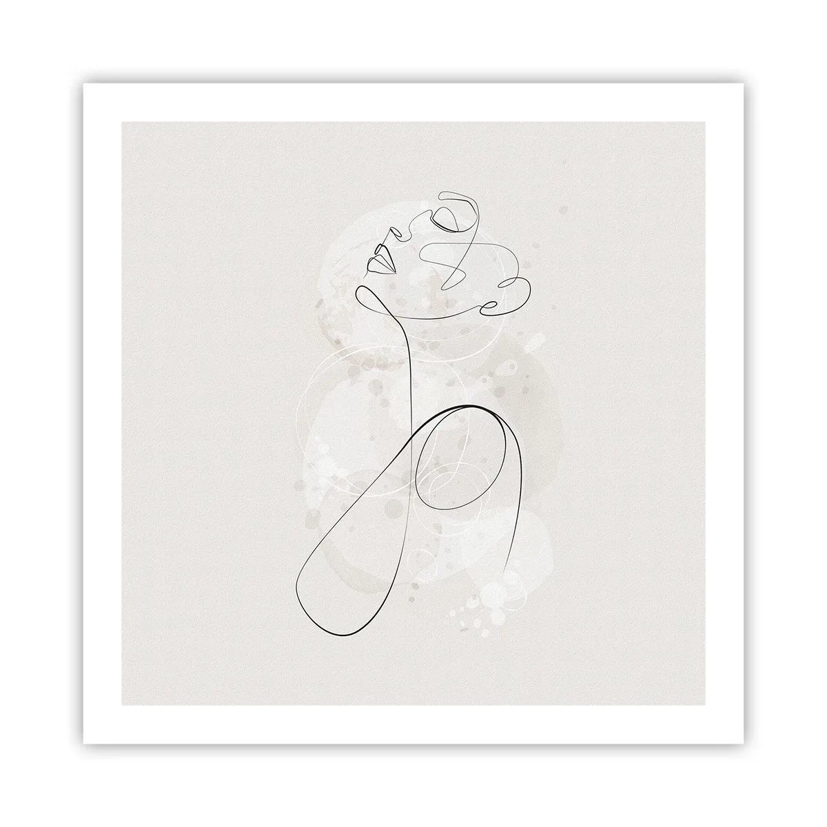 Póster - La espiral de la belleza - 60x60 cm