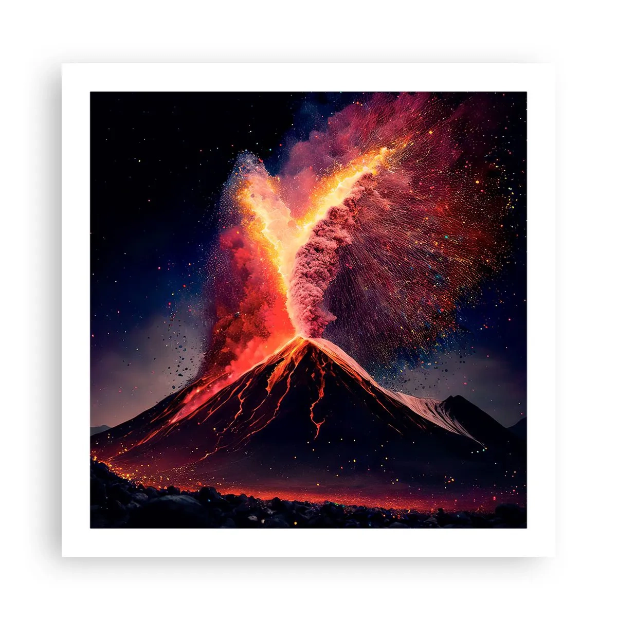 Póster - Belleza y horror - 60x60 cm