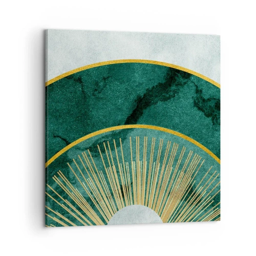 Cuadro sobre lienzo - Impresión de Imagen - Un sistema solar diferente - 50x50 cm