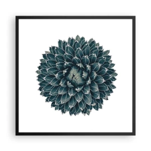Póster en marco negro - Estrella del desierto - 60x60 cm