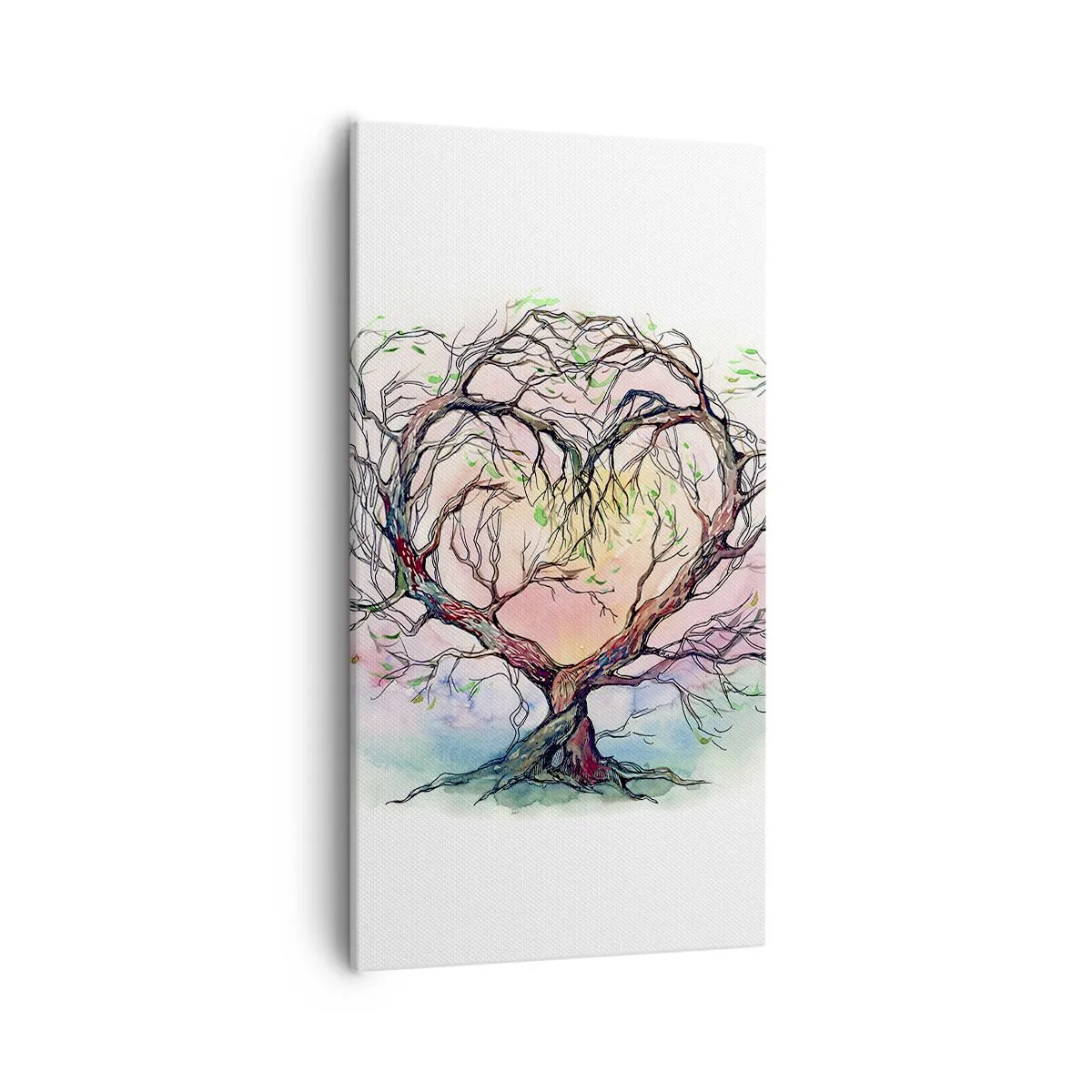 Cuadro sobre lienzo - Impresión de Imagen - Juntos contra los vientos - 55x100 cm