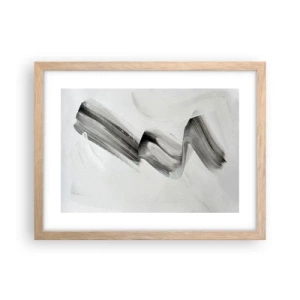Póster en marco roble claro - Solo por diversión - 40x30 cm