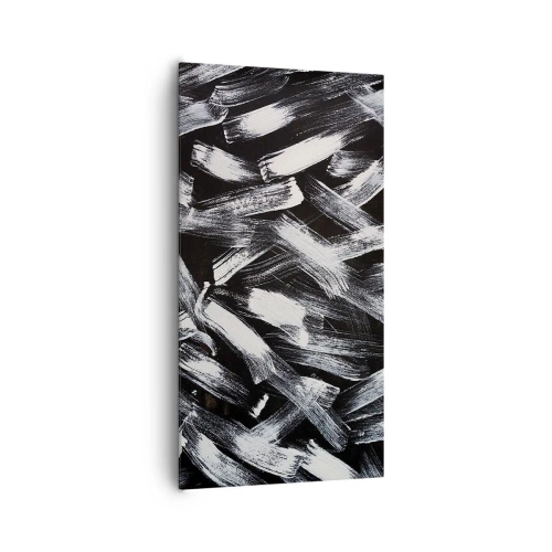 Cuadro sobre lienzo - Impresión de Imagen - Abstracción en el espíritu industrial - 65x120 cm