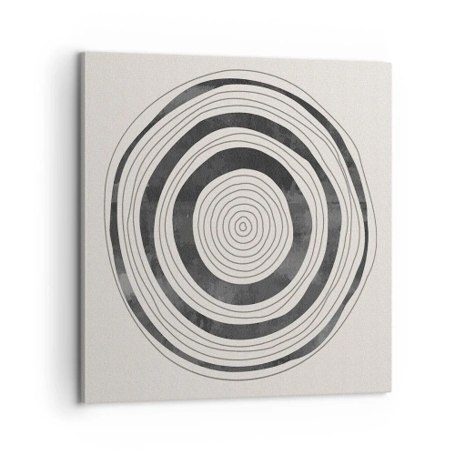Cuadro sobre lienzo - Impresión de Imagen - Lo importante es lo que hay entre medias - 60x60 cm