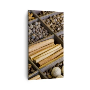 Cuadro sobre lienzo - Impresión de Imagen - Un tesoro de aromas - 45x80 cm