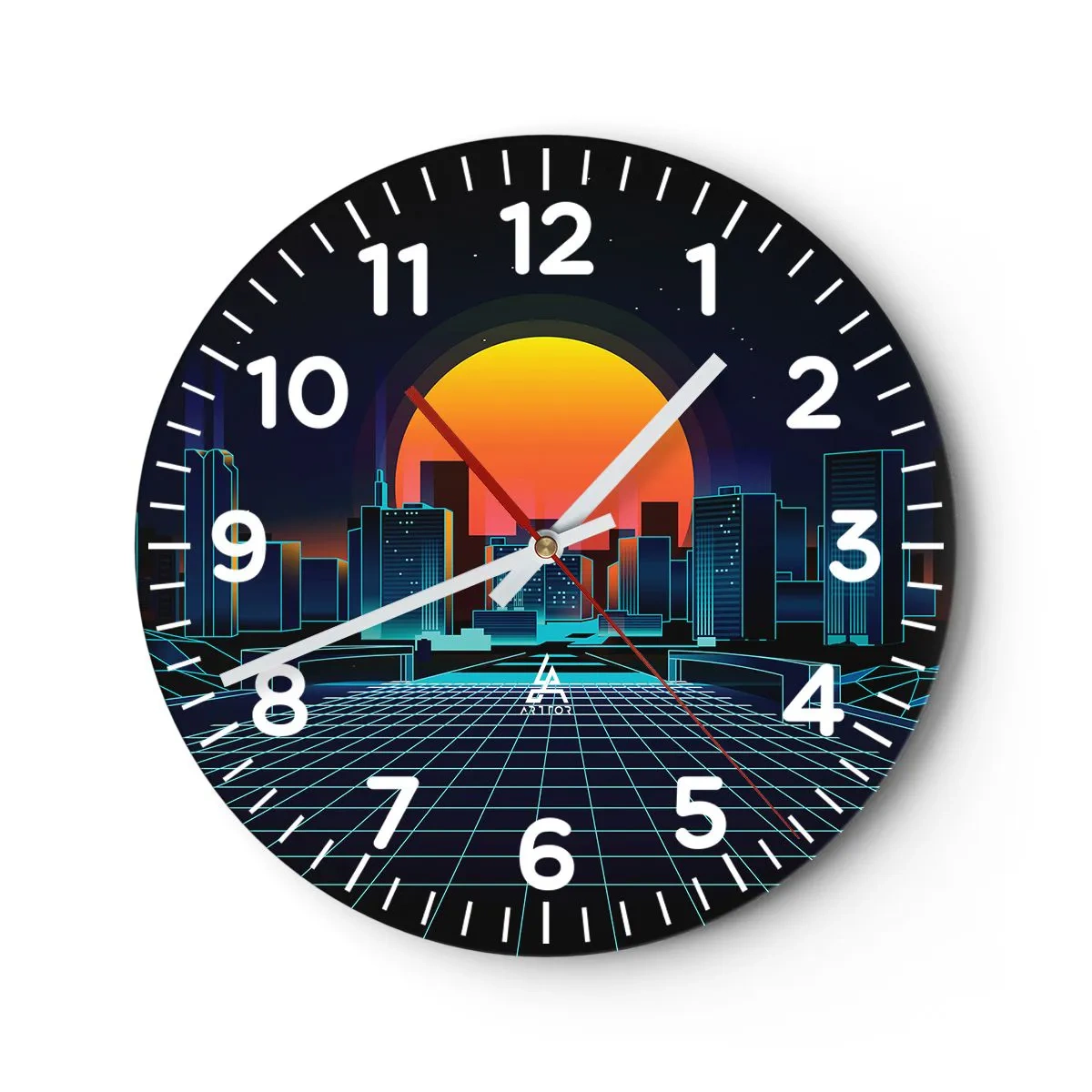 Reloj de pared - Reloj de vidrio - ¿Todavía deseas volver a la realidad? - 30x30 cm