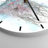 Esfera sin numeración, con rayas