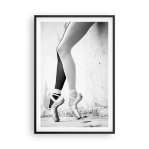 Póster en marco negro - Bailarina, ¡voila! - 61x91 cm