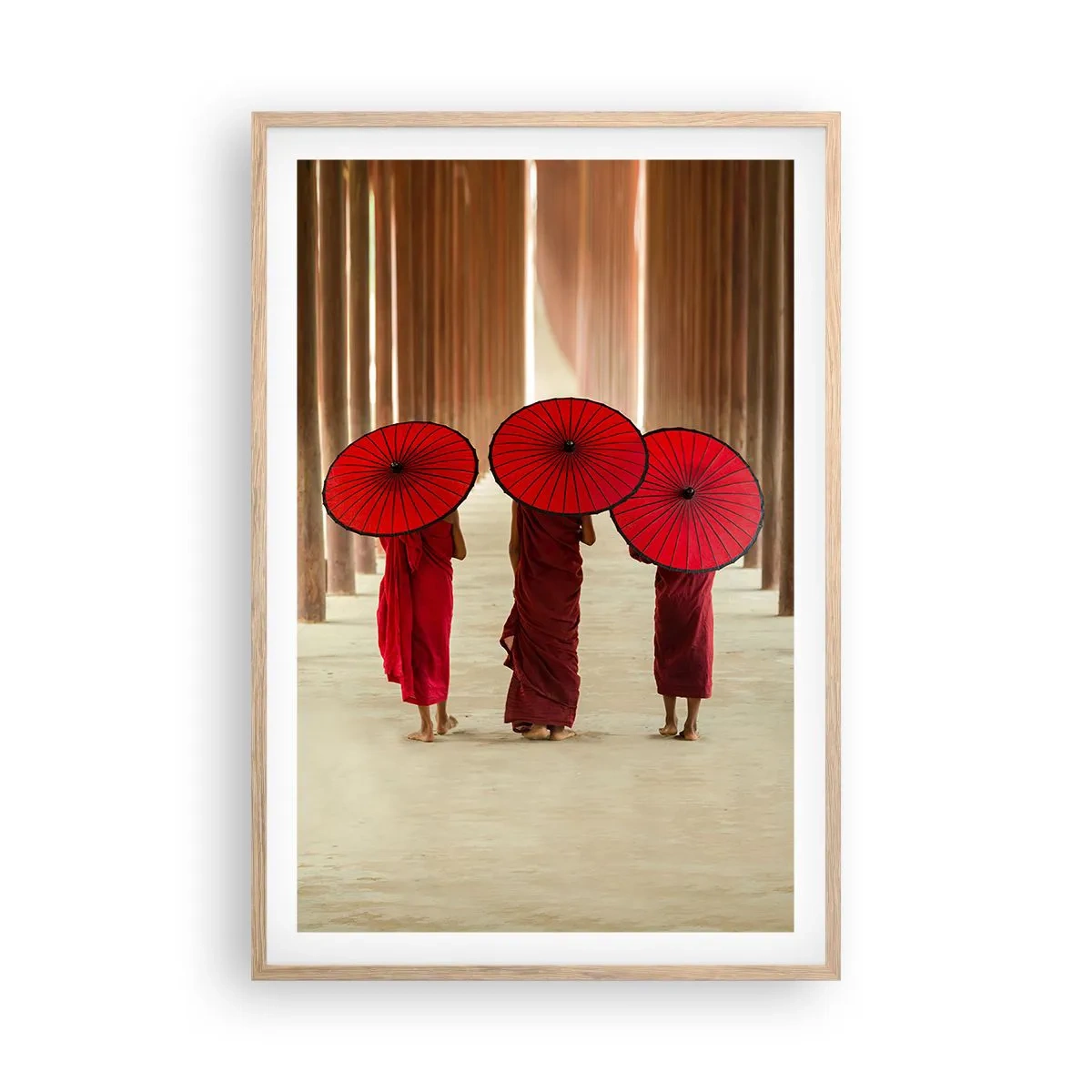 Póster en marco roble claro - En el camino a la Tierra Pura - 61x91 cm